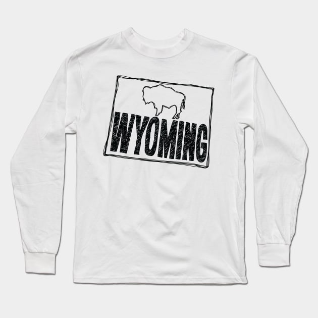 Wyoming Long Sleeve T-Shirt by thefunkysoul